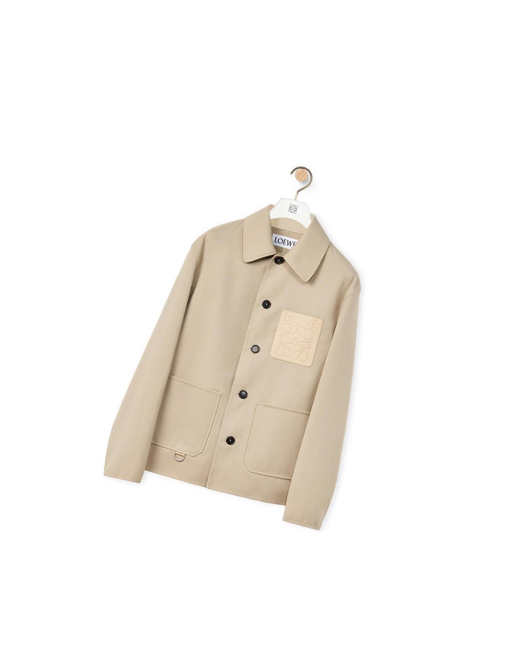 Loewe Colombo workwear jacket in wool Grise | 5138VOPBE