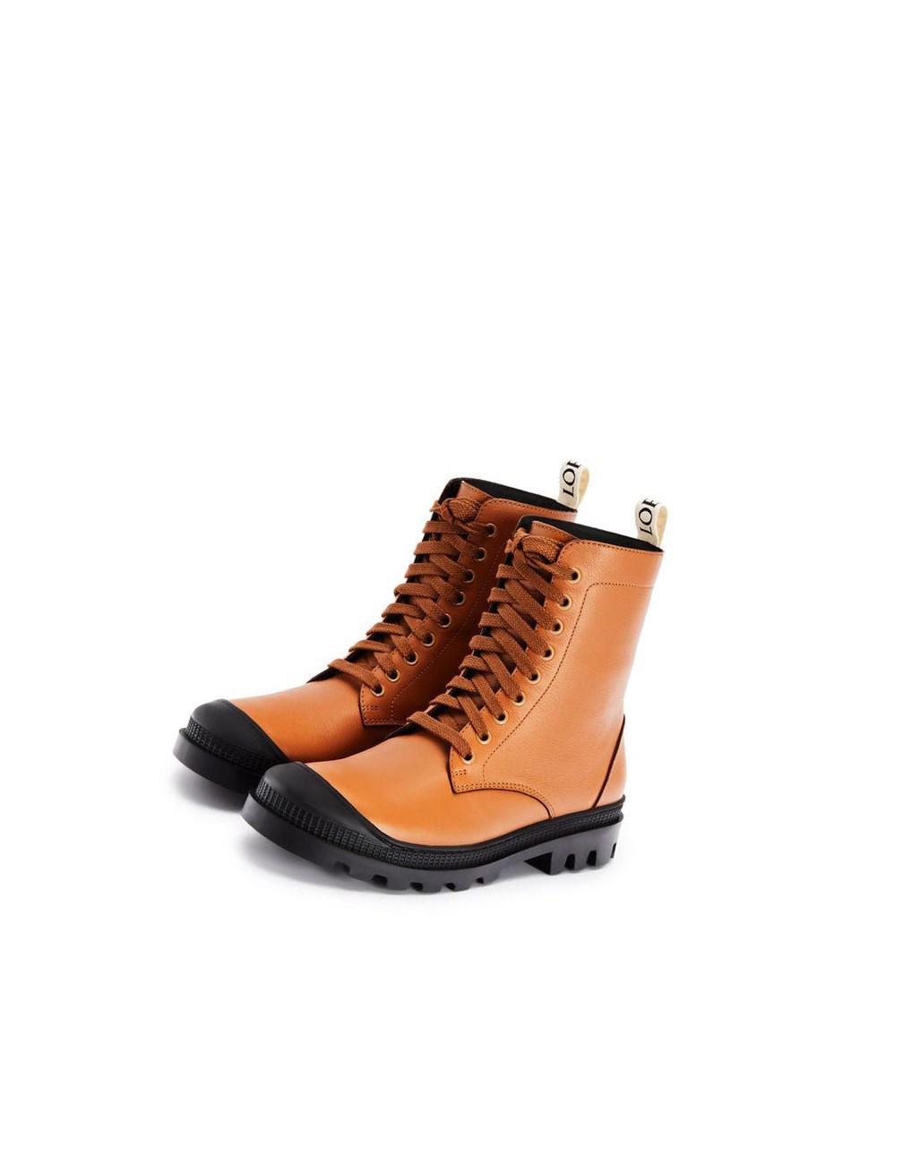 Loewe Combat boot in calfskin Tan | 0912MUZLV