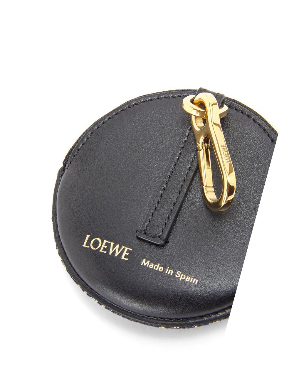 Loewe Cookie charm in Anagram jacquard and calfskin Bleu Marine Noir | 2798NVOPG