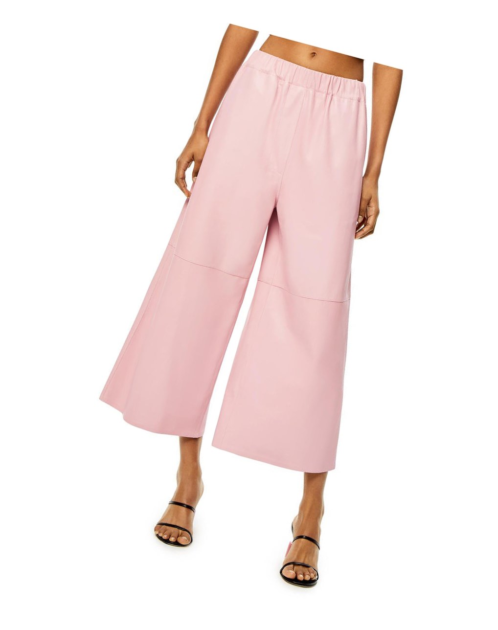 Loewe Cropped elasticated trousers Peony | 5190OLJWA