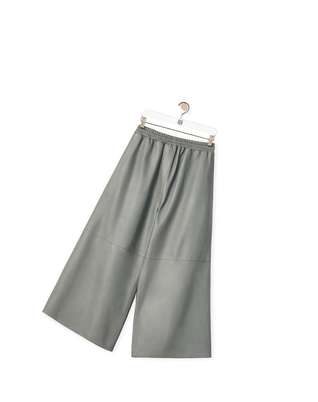 Loewe Cropped trousers in nappa Grise | 5736AYLIJ