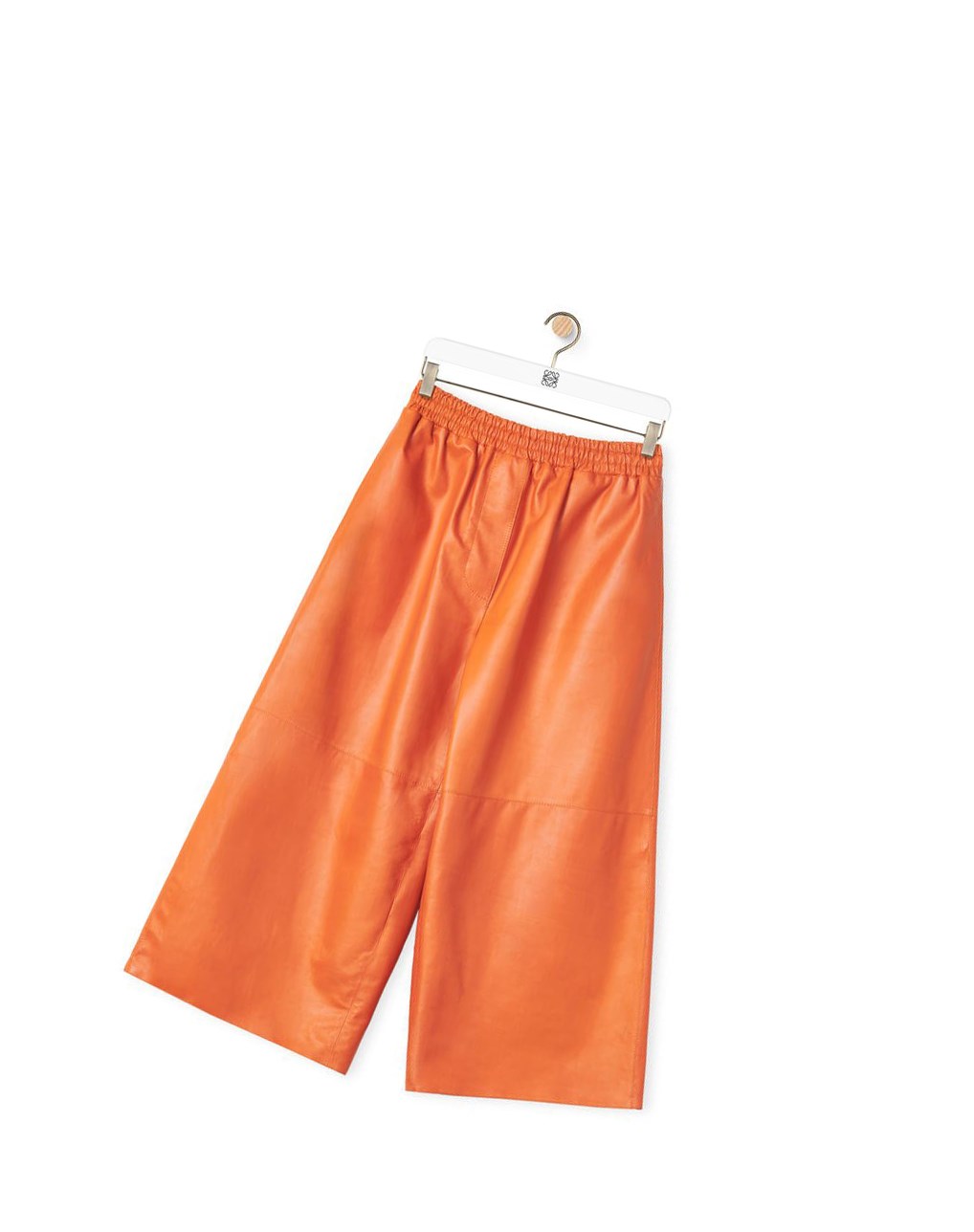 Loewe Cropped trousers in nappa Orange | 2843VDHSI