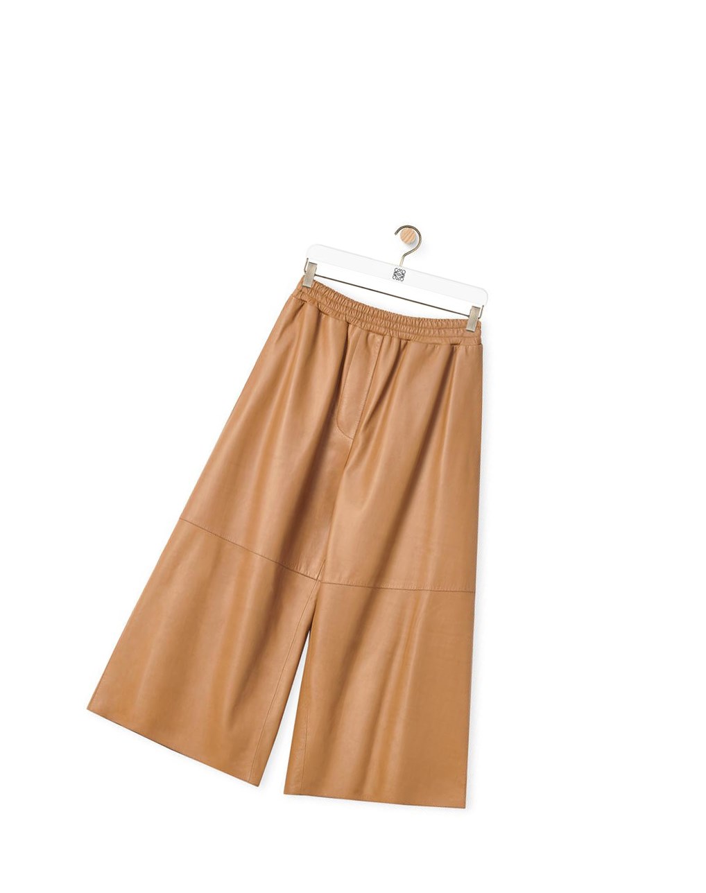 Loewe Cropped trousers in nappa Toffee | 3862AXBEJ