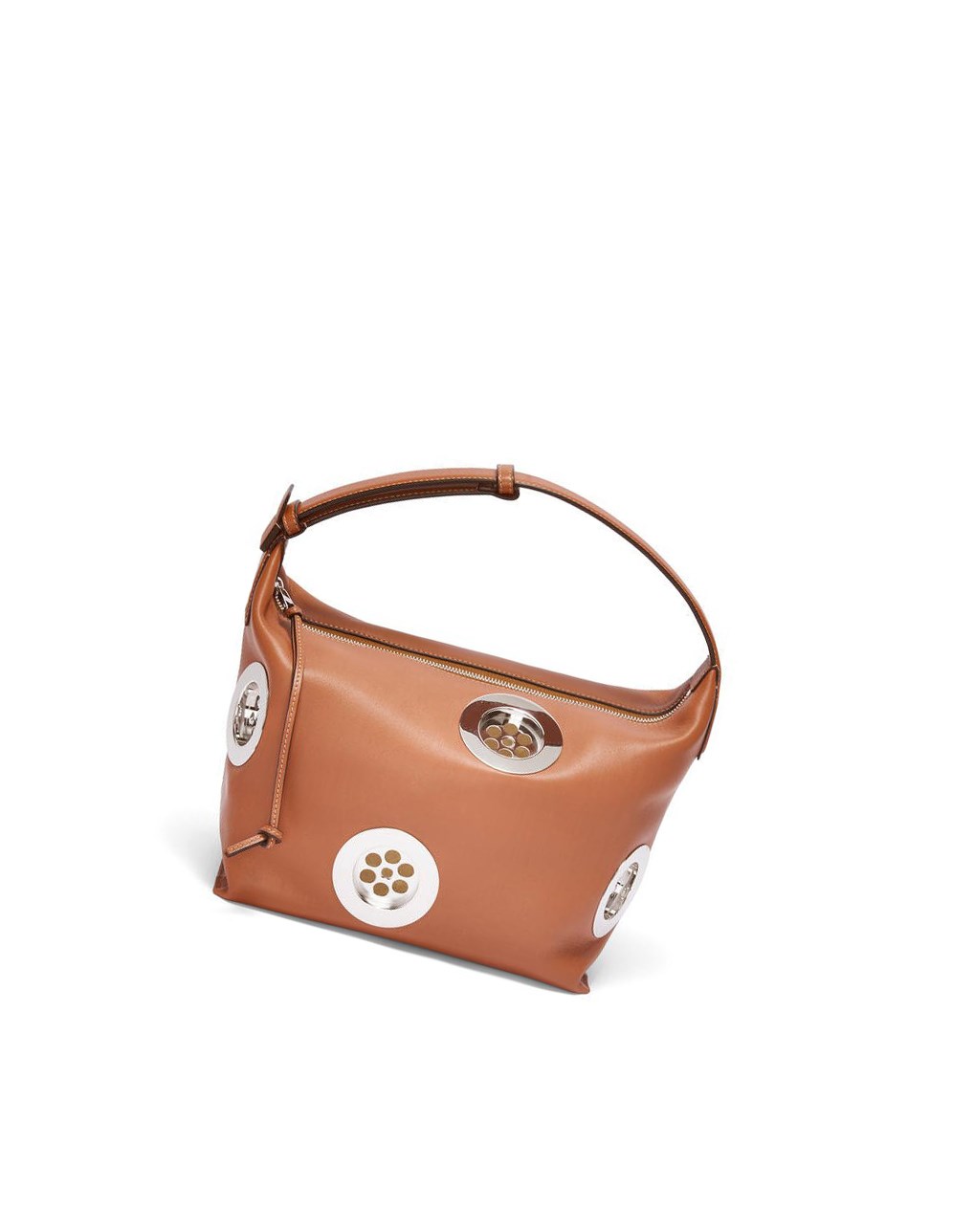 Loewe Cubi bag in supple smooth calfskin Tan | 6954AHTCL