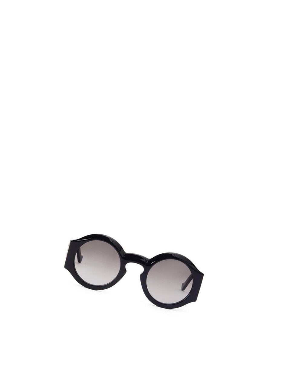 Loewe Curved sunglasses in acetate Noir | 2849HGAUD