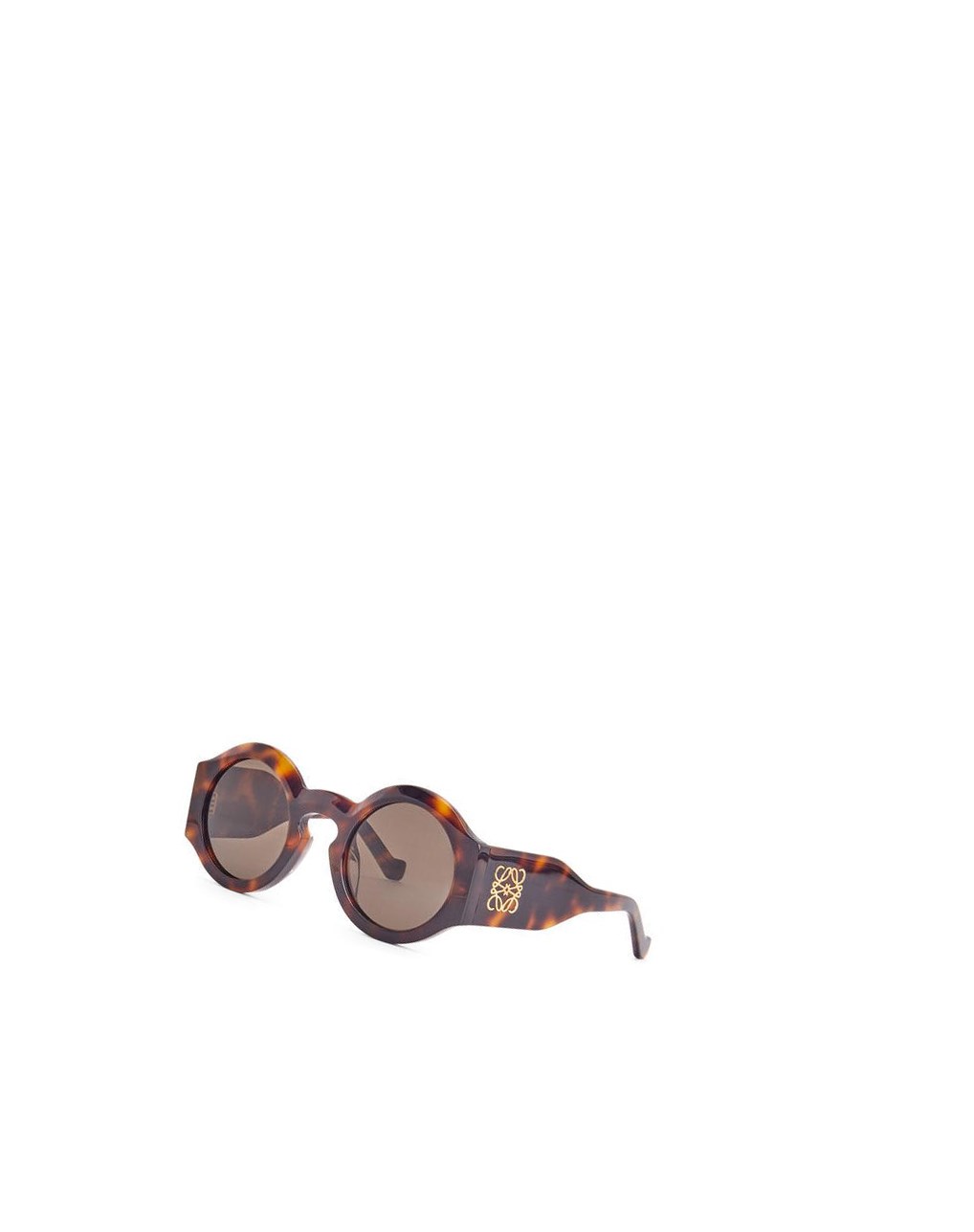 Loewe Curved sunglasses in acetate Shiny Classic Havana | 1769QSTOY