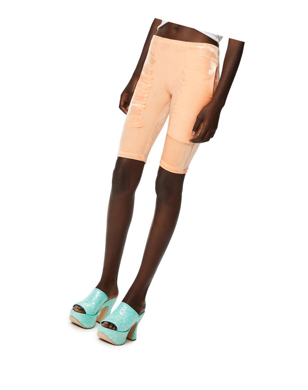 Loewe Cycling shorts in viscose Rose | 8195MFPEX