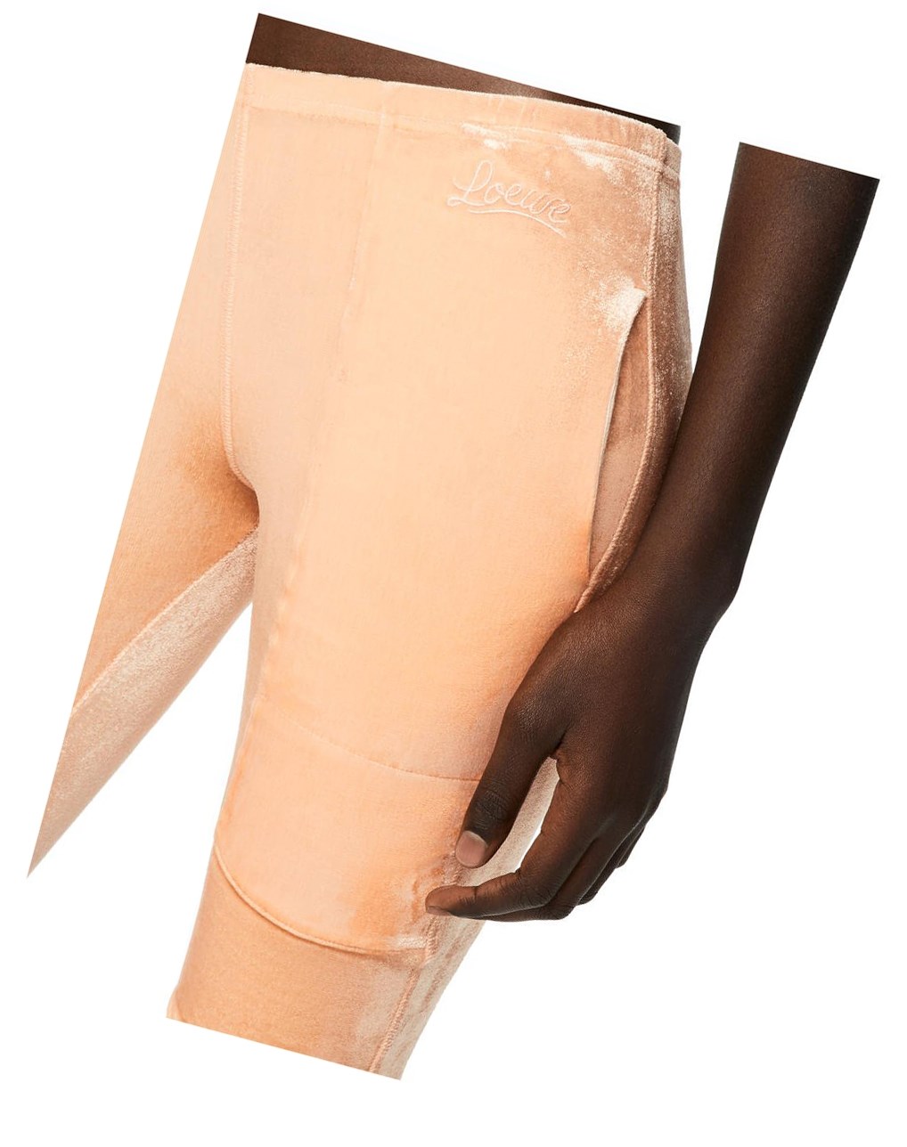 Loewe Cycling shorts in viscose Rose | 8195MFPEX