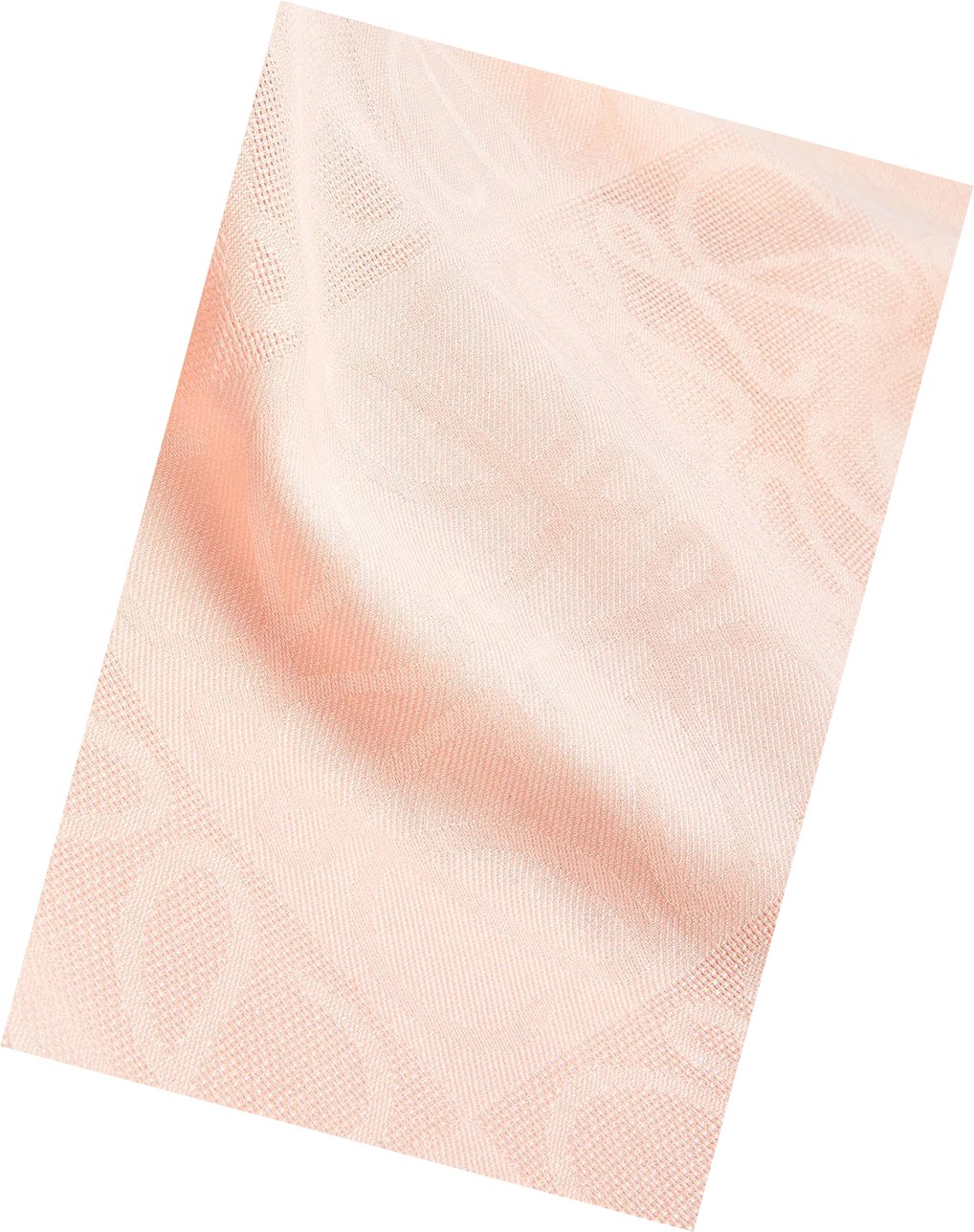 Loewe Damero scarf in wool, silk and cashmere Nude | 0126HJWCI