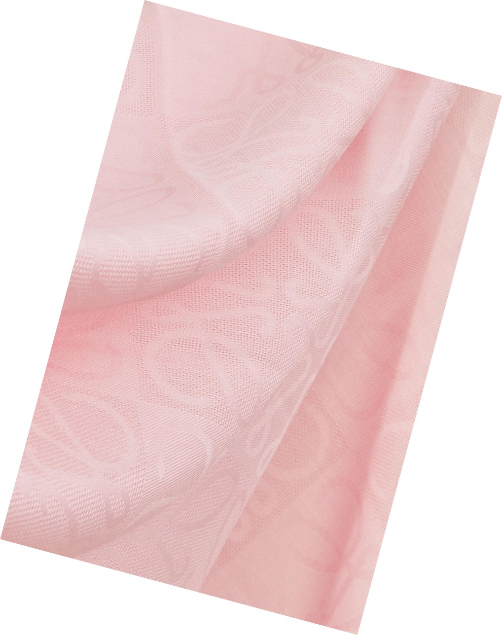 Loewe Damero scarf in wool, silk and cashmere Orchid | 7085XMVTK