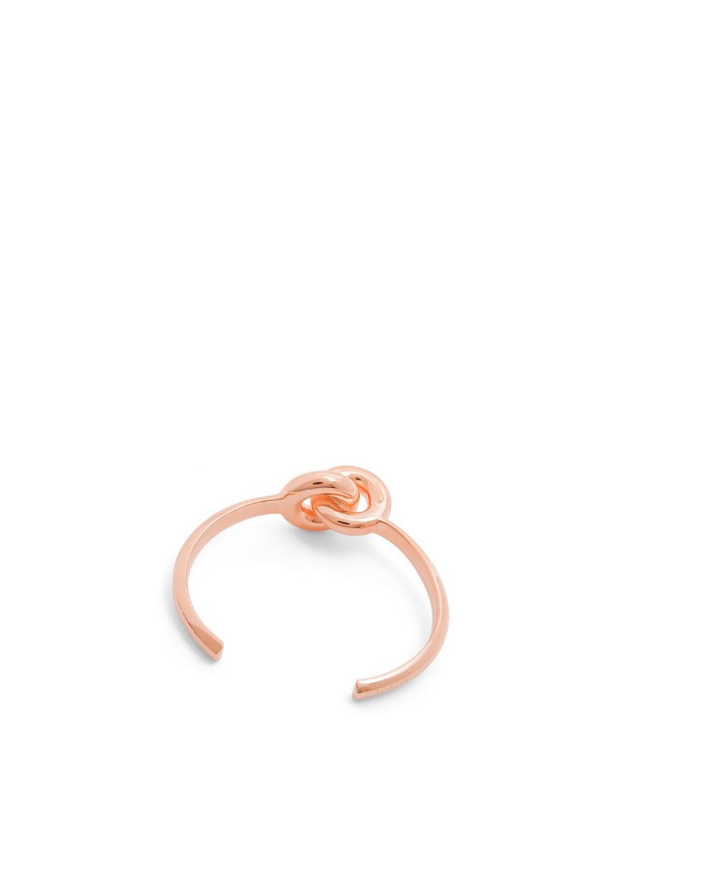 Loewe Donut link cuff in sterling silver Rose Doré | 2598CVNYA