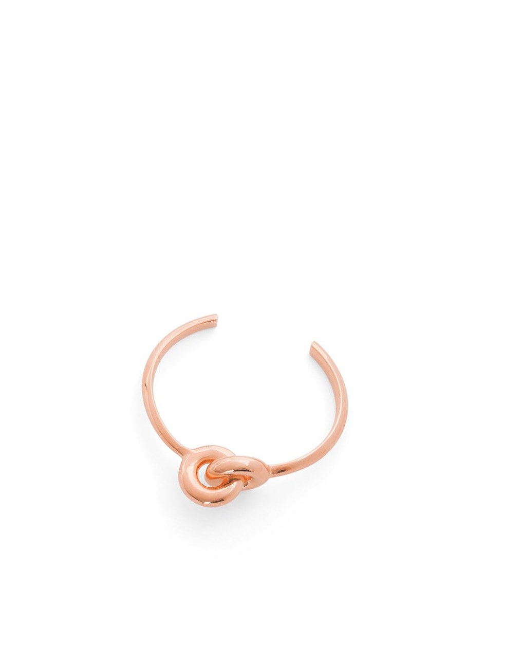 Loewe Donut link cuff in sterling silver Rose Doré | 2598CVNYA