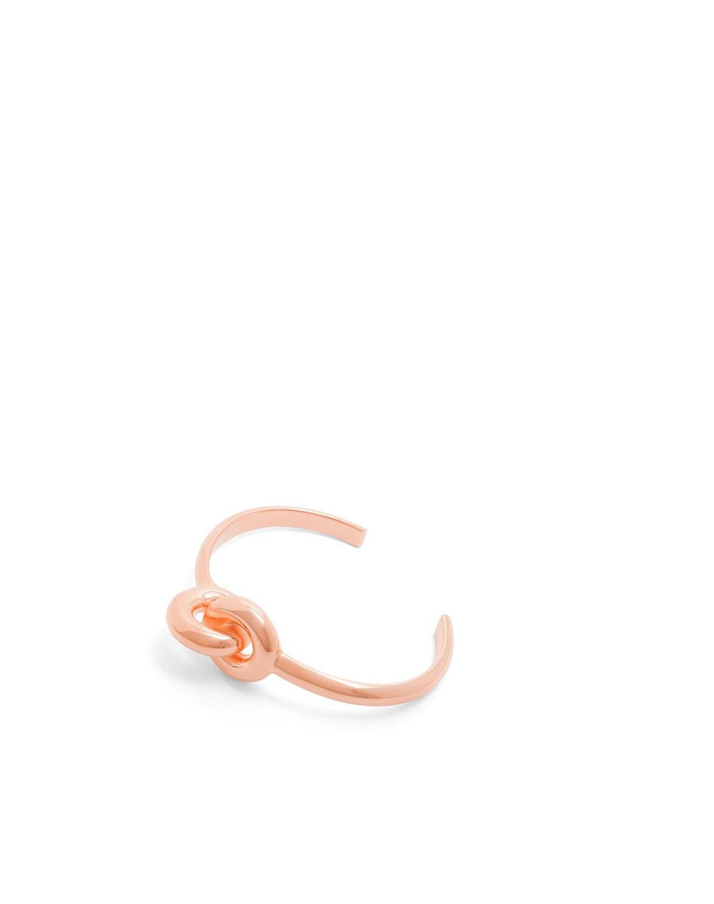 Loewe Donut link cuff in sterling silver Rose Doré | 2598CVNYA