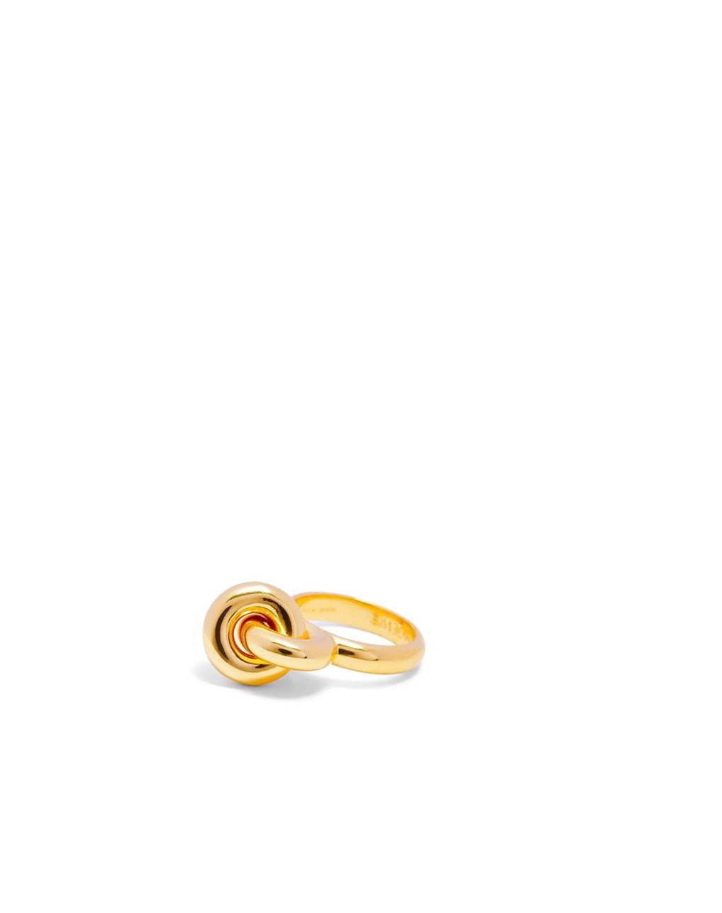 Loewe Donut link ring in sterling silver Doré | 1278EYQTU