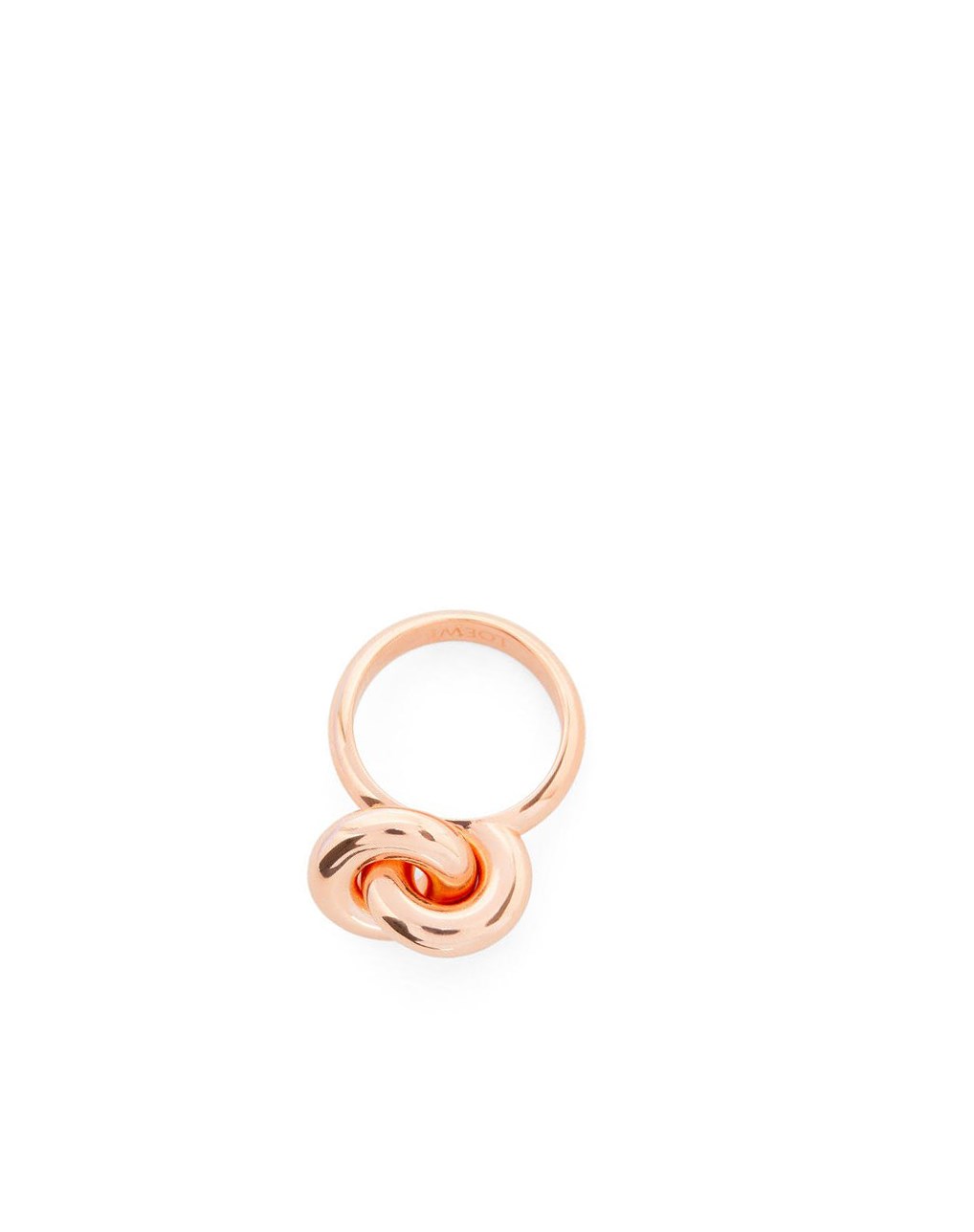 Loewe Donut link ring in sterling silver Rose Doré | 6974OUYDP