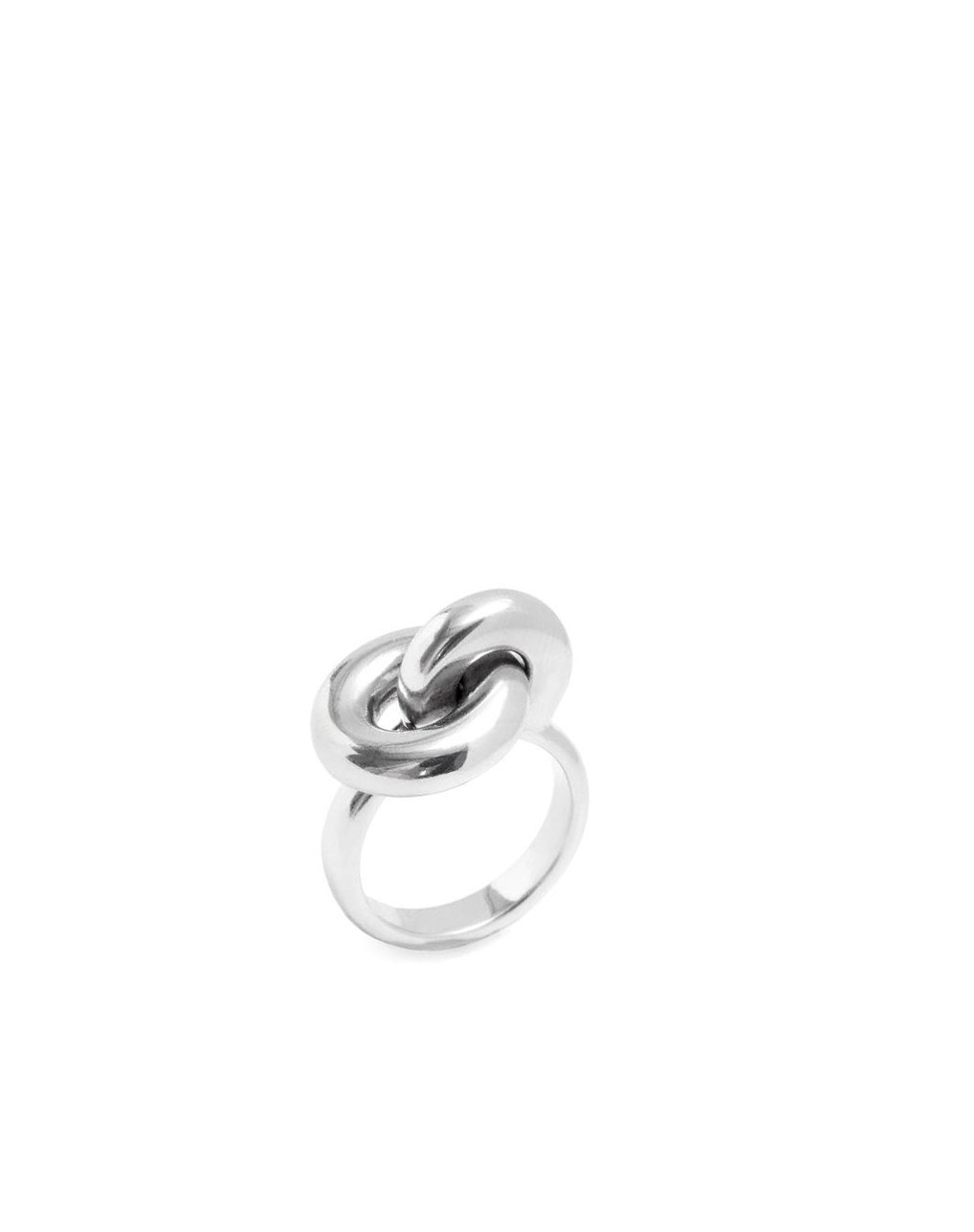 Loewe Donut link ring in sterling silver Argent | 9147EPAOZ