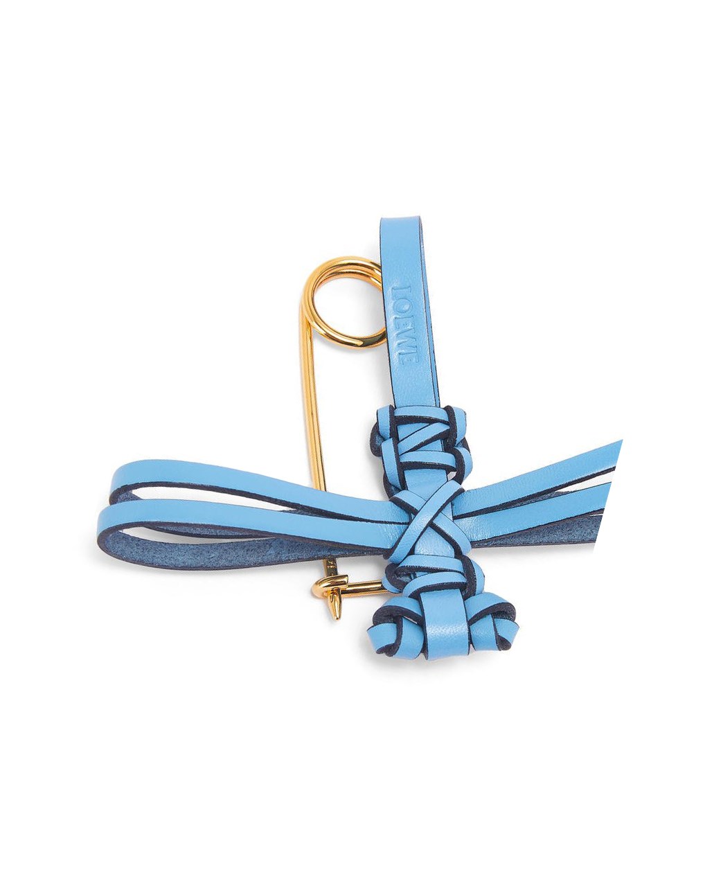 Loewe Dragonfly pin charm in calfskin Bleu | 3264CKXPI