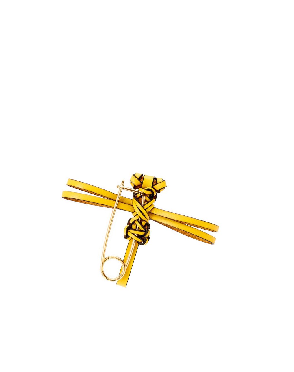 Loewe Dragonfly pin charm in calfskin Jaune | 3064JSPEH