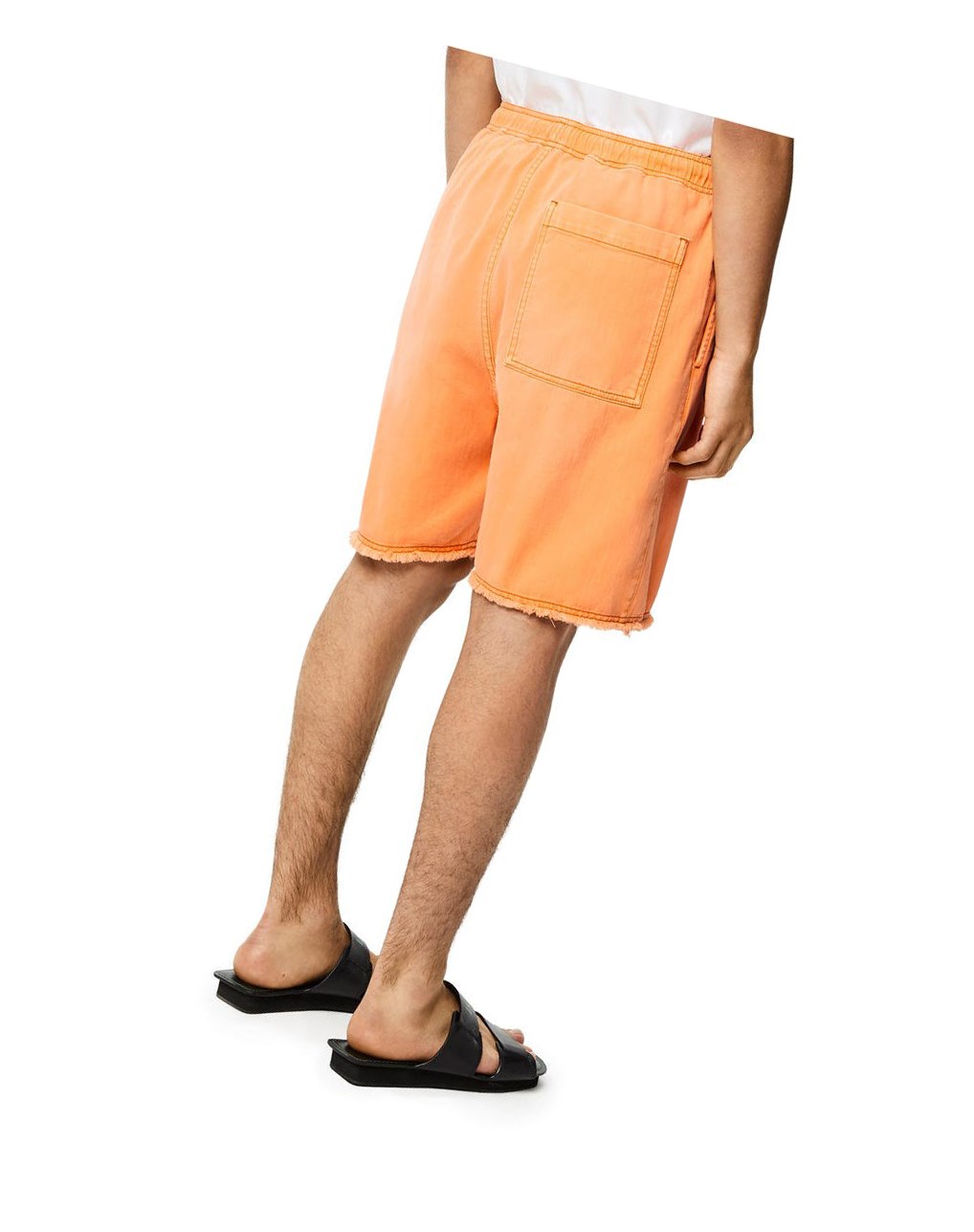 Loewe Drawstring shorts in denim Mandarin | 1403MTBPW