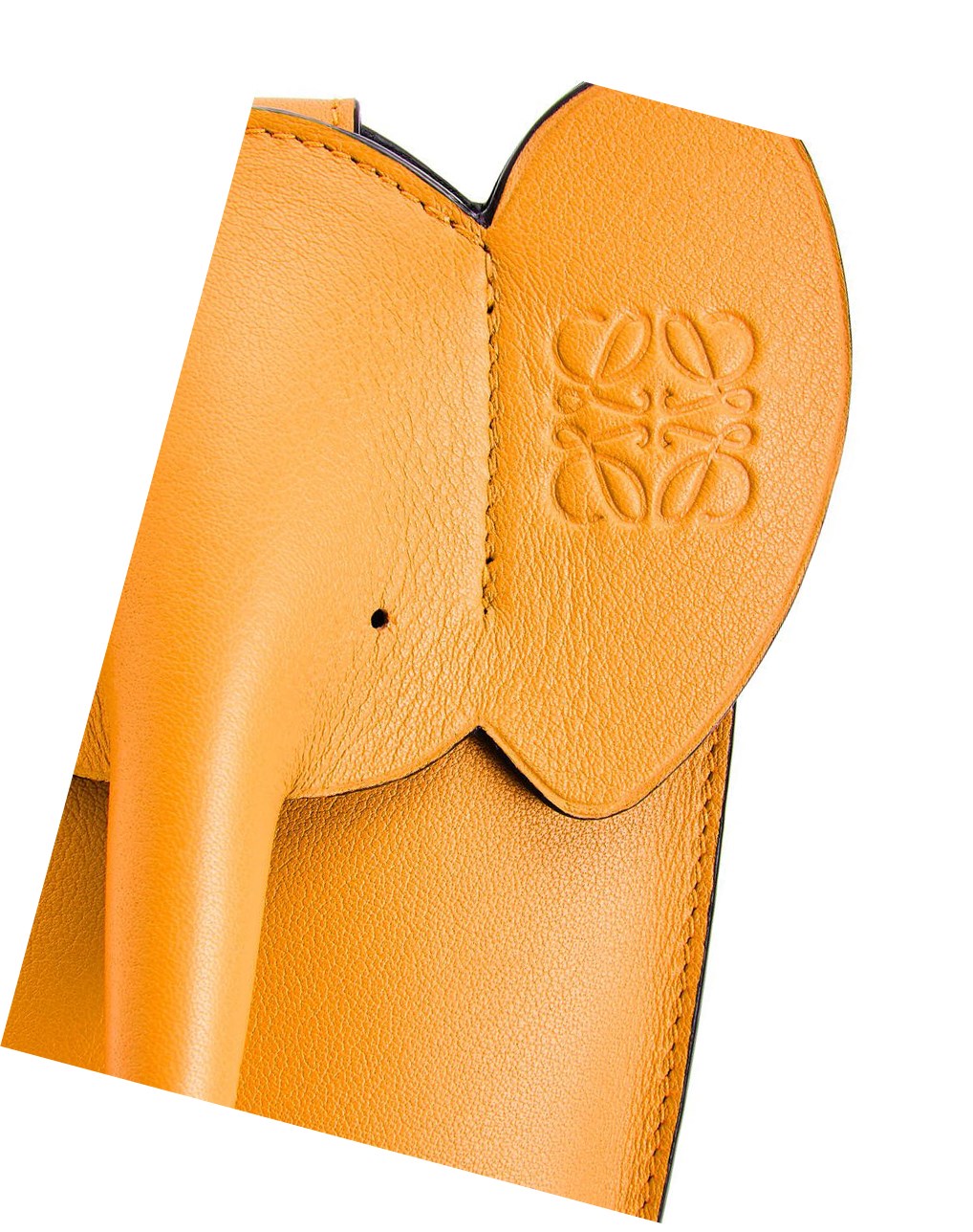 Loewe Elephant Pocket in classic calfskin Mandarin | 3072WJRXA