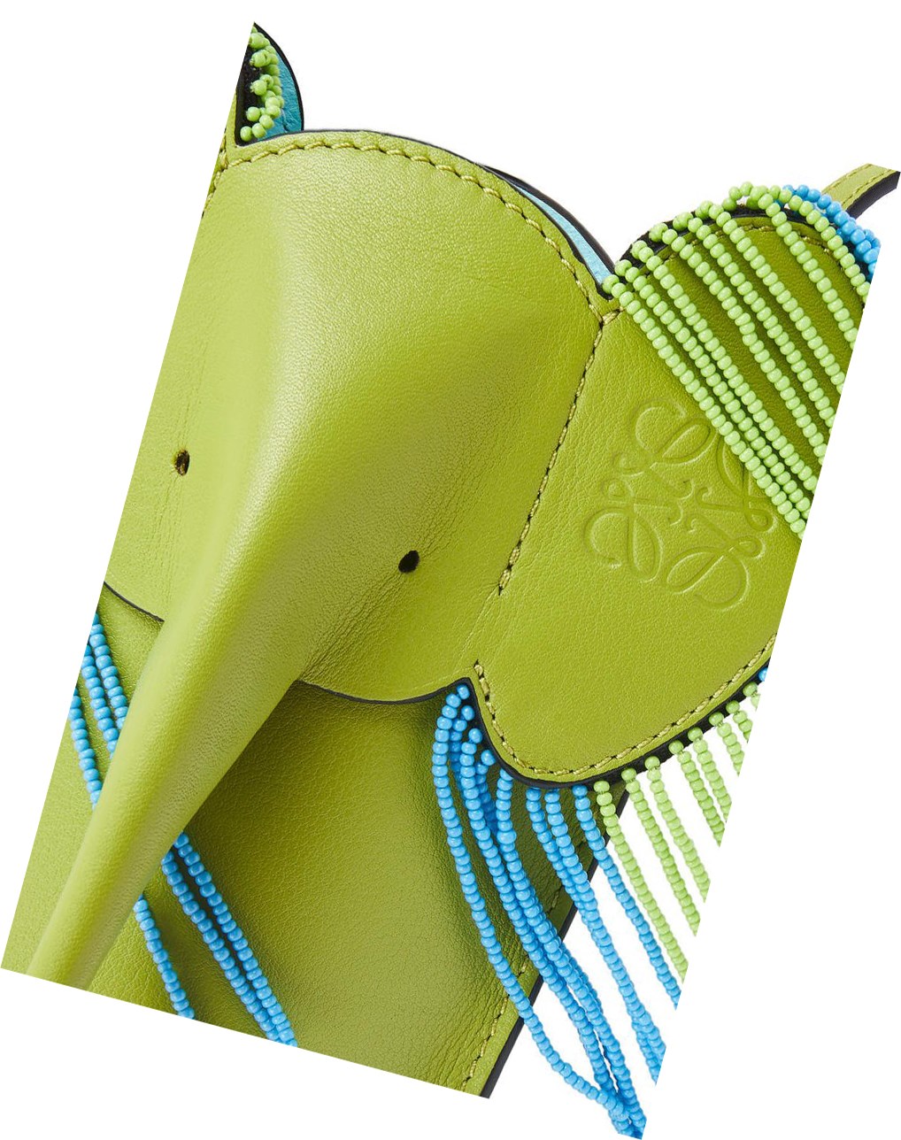 Loewe Elephant Pocket in classic calfskin Vert | 6087MHRJT