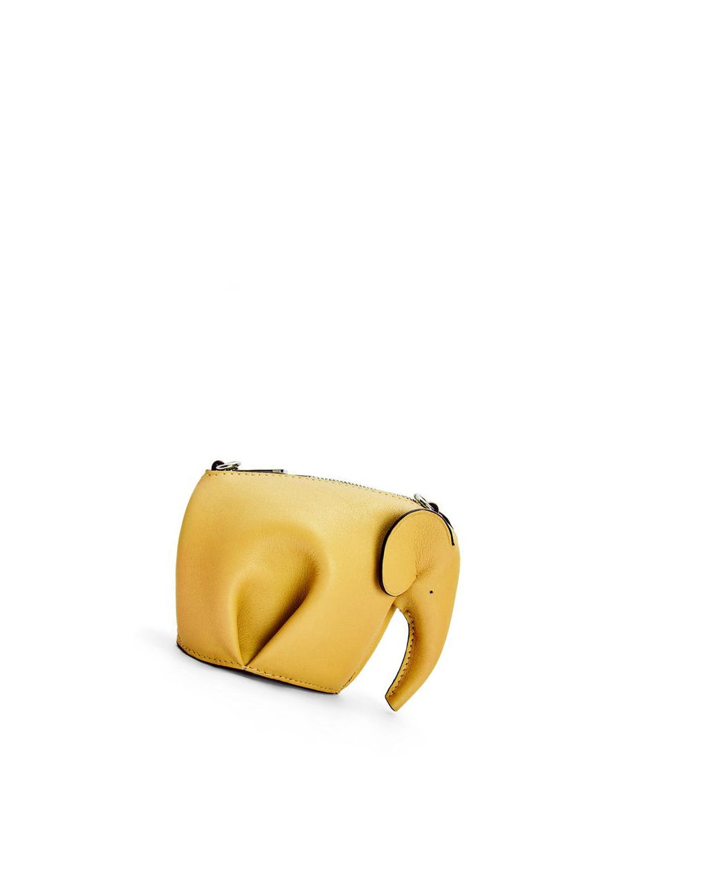 Loewe Elephant Pouch in classic calfskin Jaune | 6814BZNHL