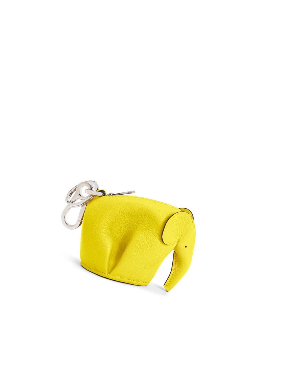 Loewe Elephant charm in classic calfskin Jaune | 6903BCPDR