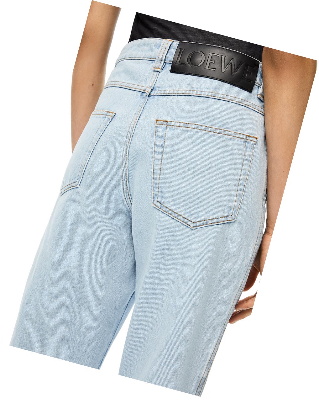 Loewe Fisherman jeans in denim Bleu Clair | 4596YDMJN