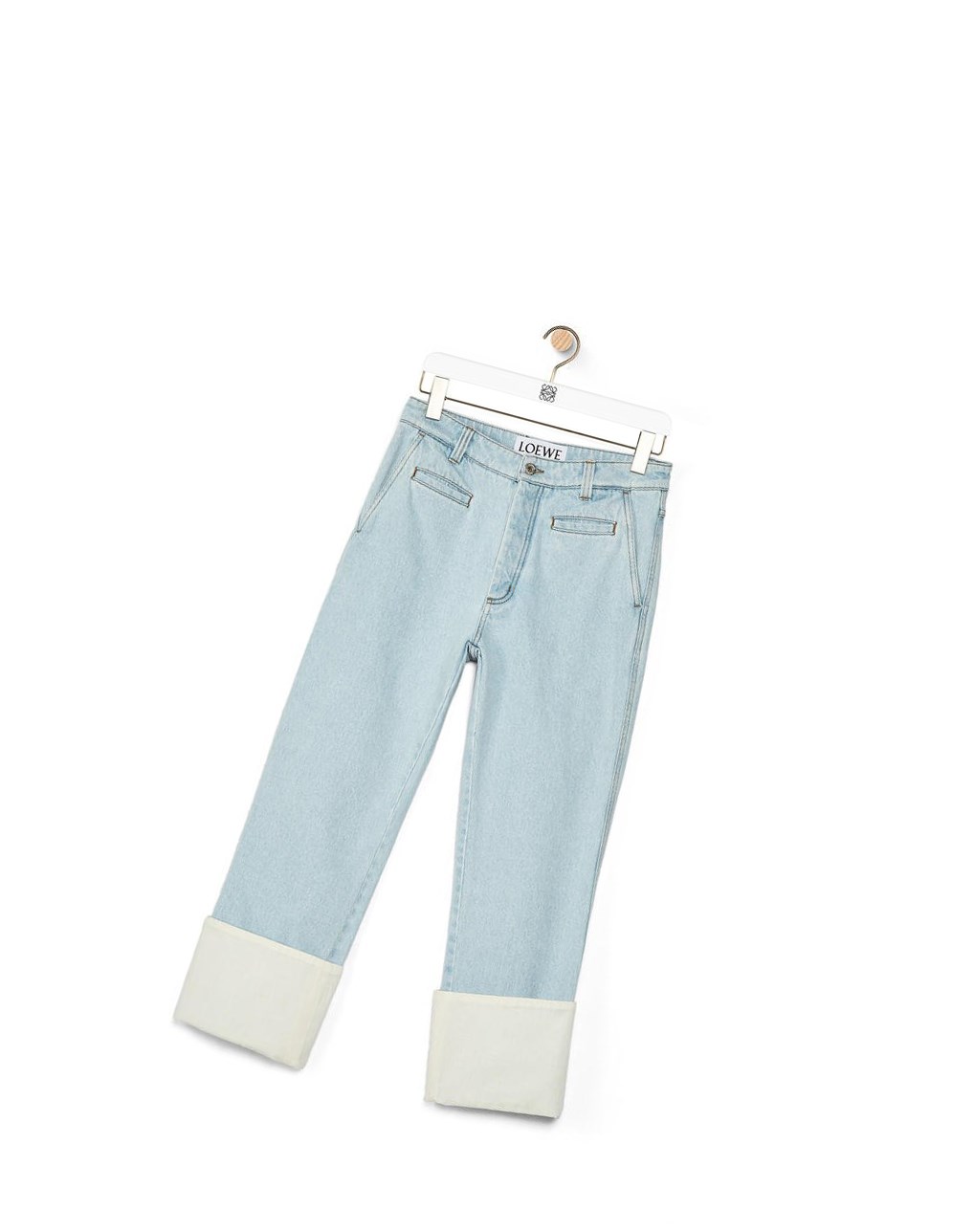 Loewe Fisherman jeans in denim Bleu Clair | 4596YDMJN