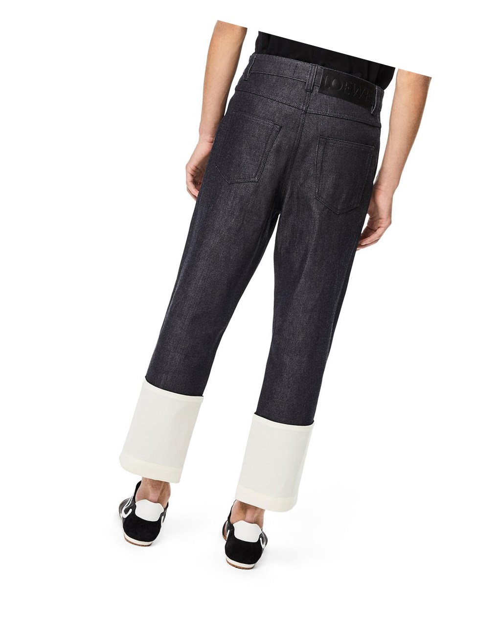 Loewe Fisherman jeans in denim Bleu Marine Bleu | 2486ZXLER