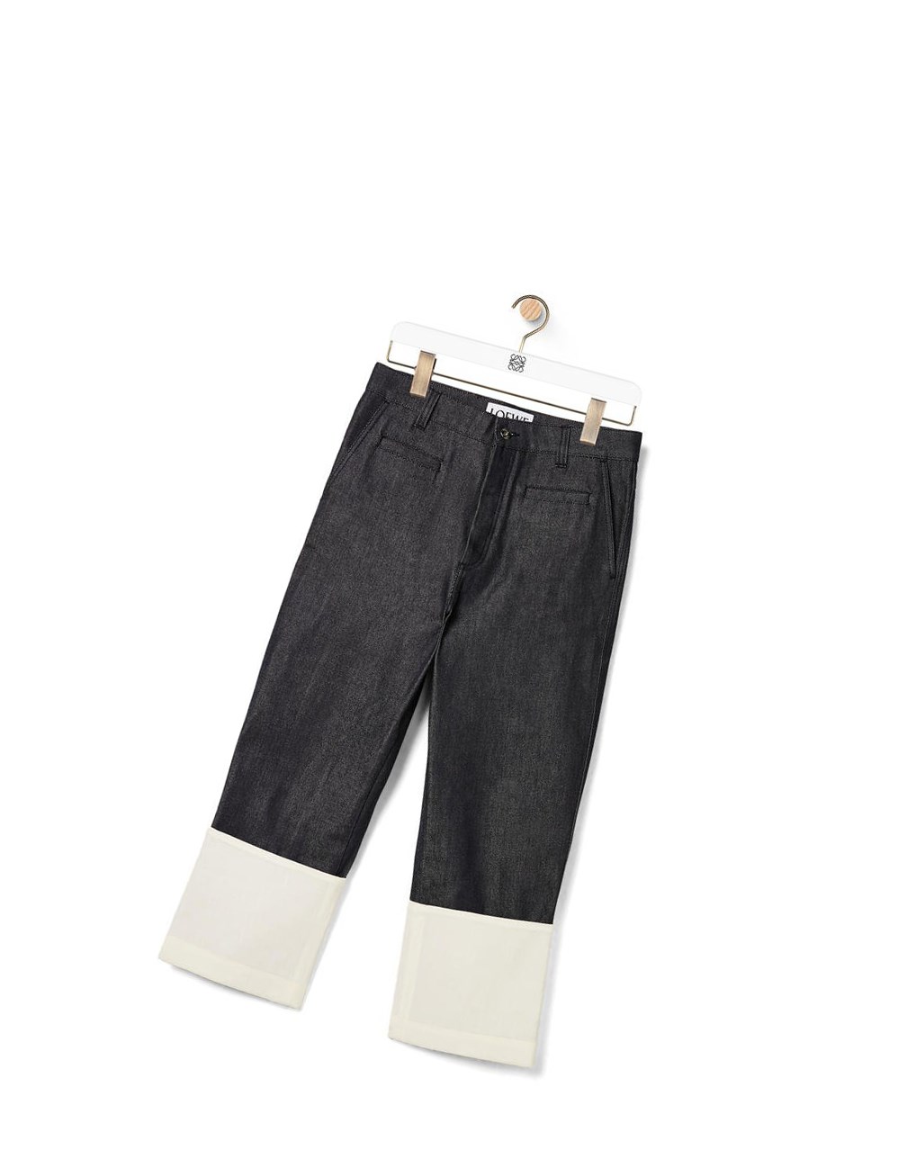 Loewe Fisherman jeans in denim Bleu Marine Bleu | 2486ZXLER