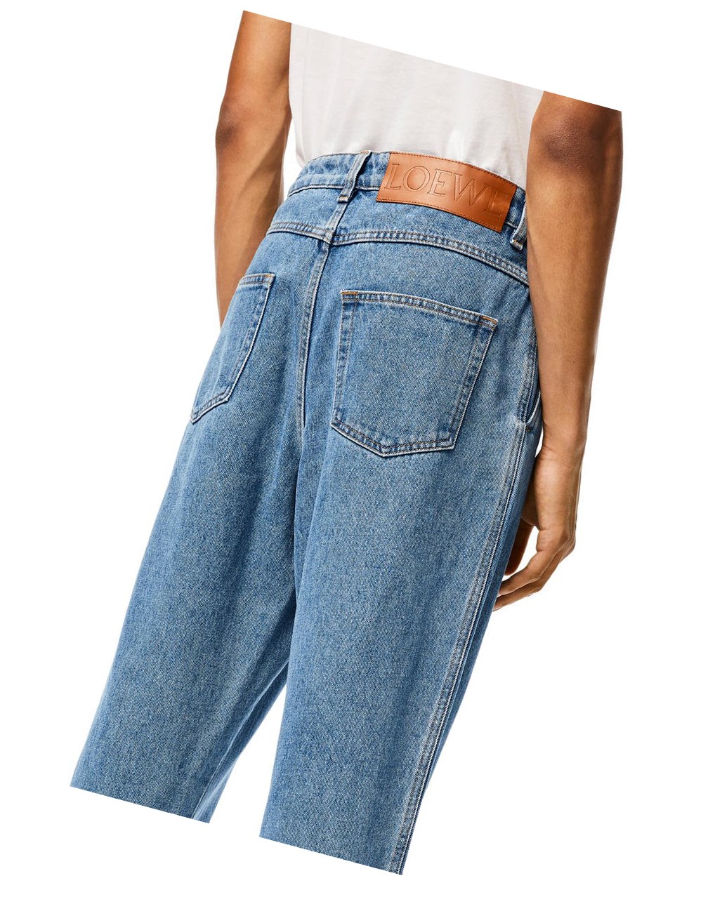 Loewe Fisherman stonewash jeans in cotton Bleu | 3290NVCKZ