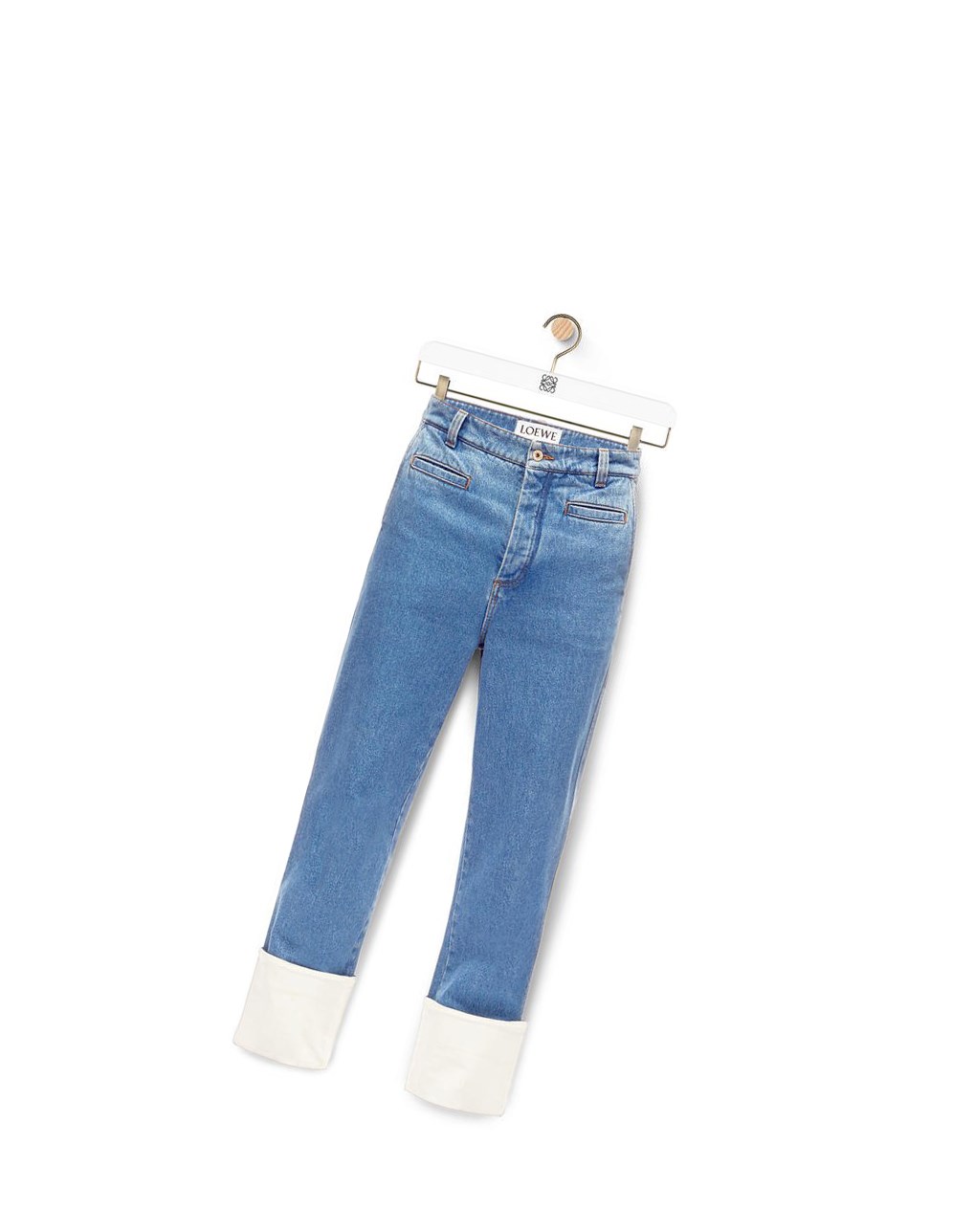 Loewe Fisherman stonewash jeans in cotton Bleu | 3476SHPTL