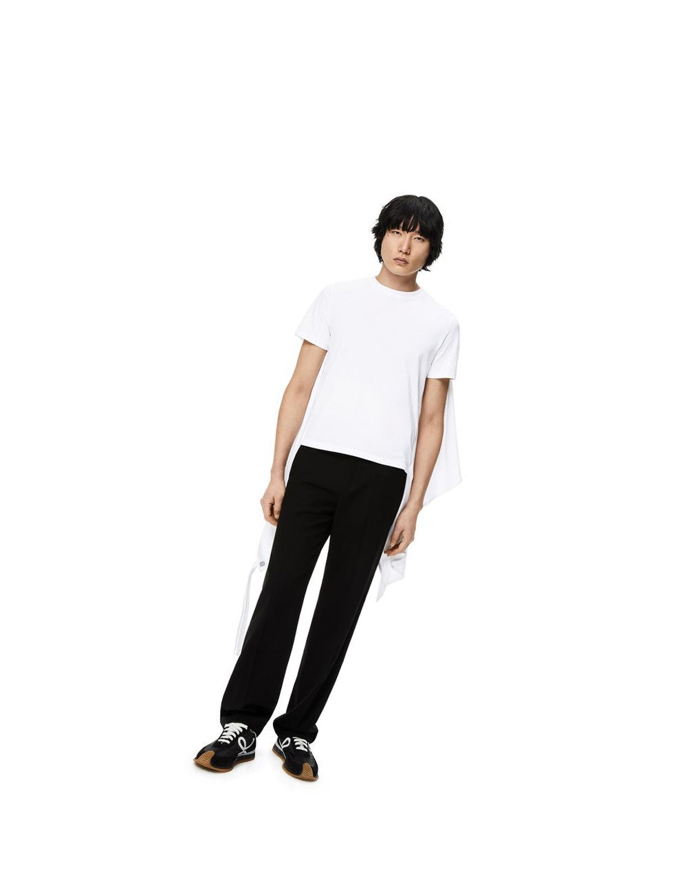 Loewe Flag T-shirt in cotton Blanche | 4135QZRPD