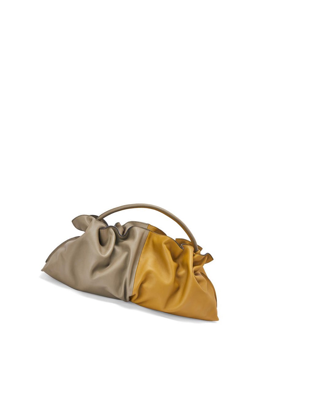 Loewe Flamenco Double bag in nappa calfskin Vert | 7948FUXAE