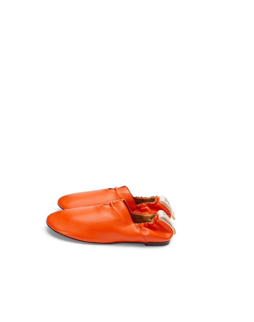 Loewe Flamenco ballerina in calfskin Orange | 3165DKWXS