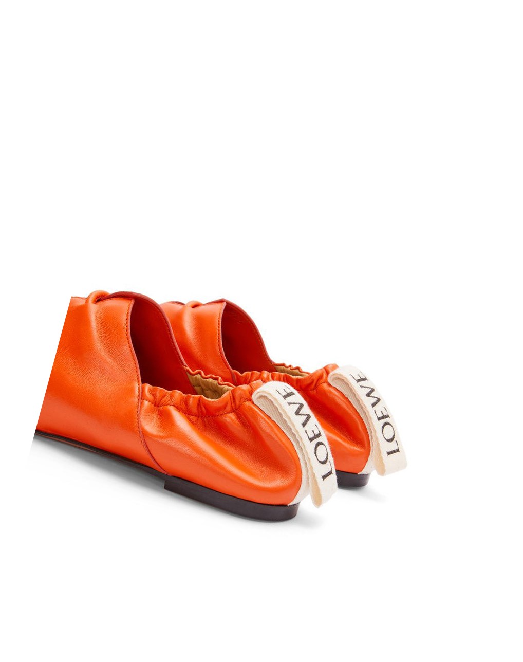 Loewe Flamenco ballerina in calfskin Orange | 3165DKWXS