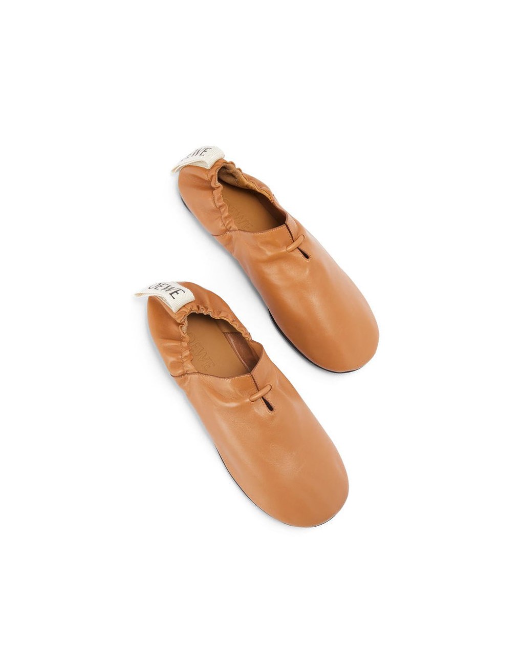 Loewe Flamenco ballerina in calfskin Warm Desert | 5618GKWYH