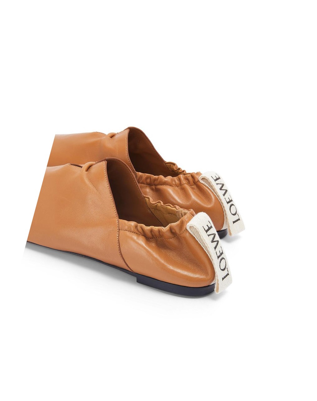 Loewe Flamenco ballerina in calfskin Warm Desert | 5618GKWYH