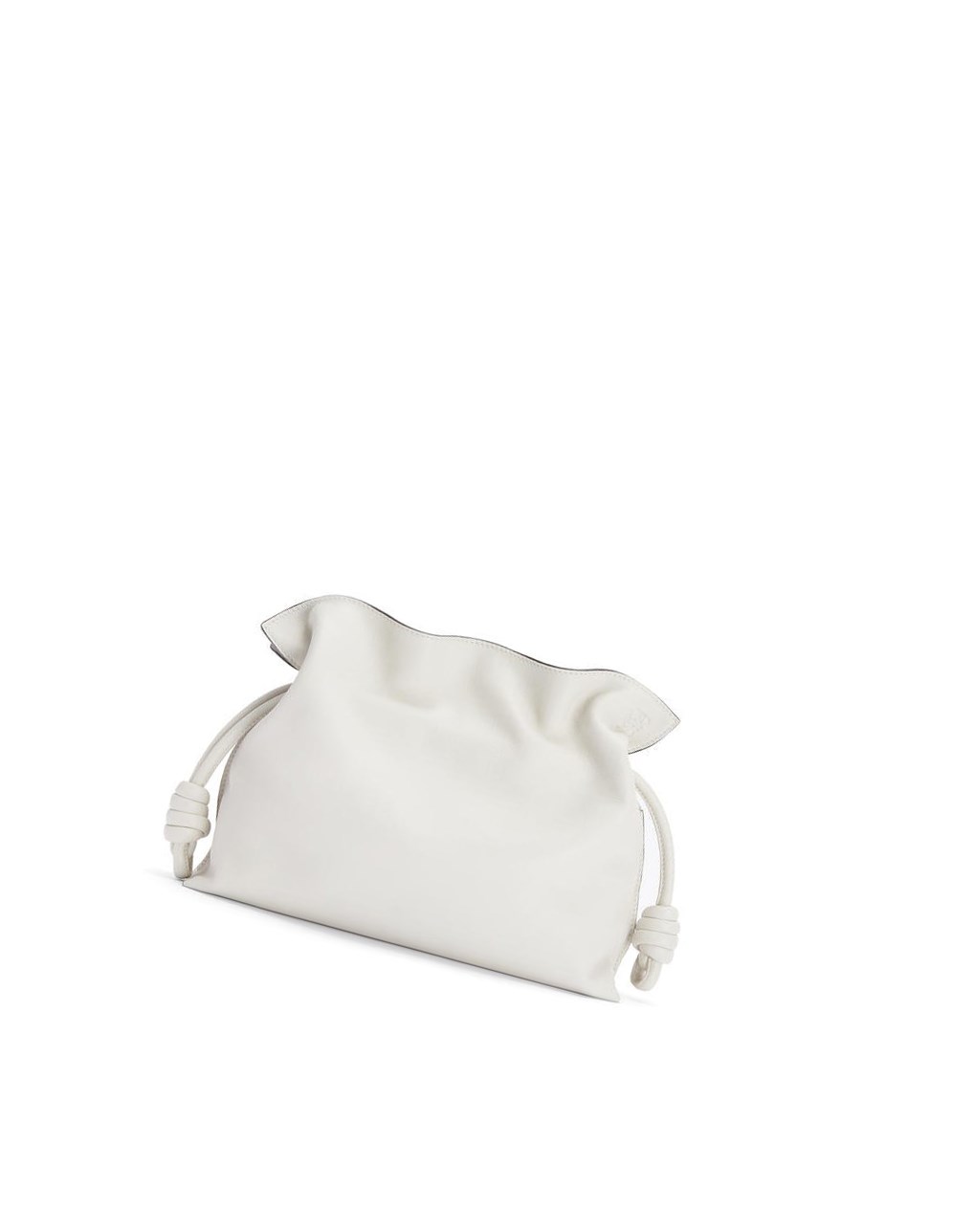 Loewe Flamenco clutch in nappa calfskin Blanche | 1465MVFCD