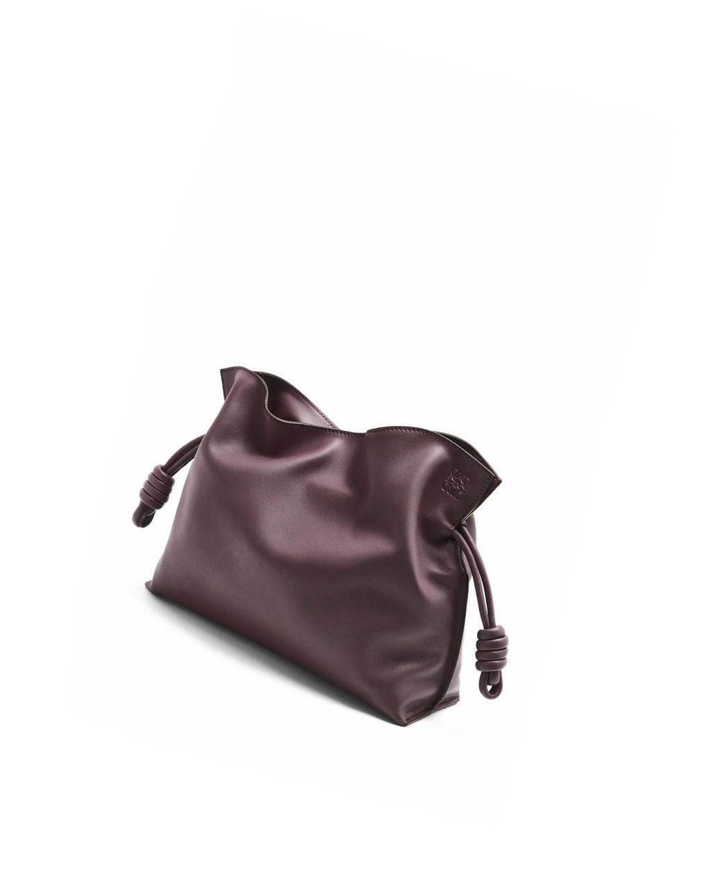 Loewe Flamenco clutch in nappa calfskin Prune | 2451ADWUI