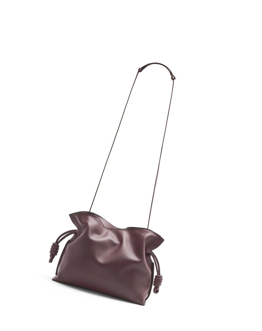 Loewe Flamenco clutch in nappa calfskin Prune | 2451ADWUI