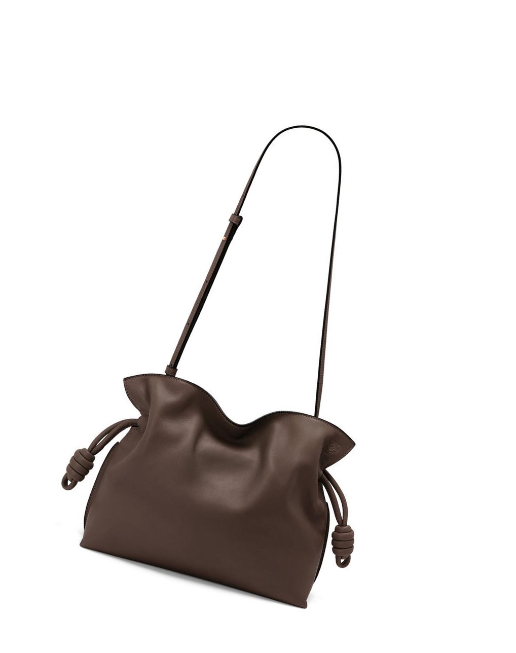 Loewe Flamenco clutch in nappa calfskin Chocolat | 5164NHEKQ