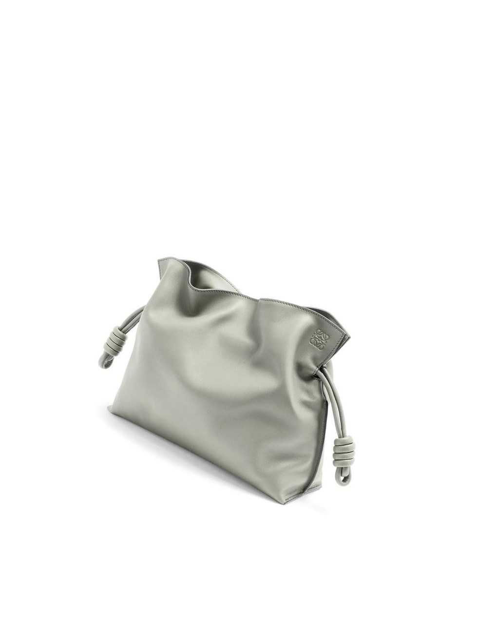 Loewe Flamenco clutch in nappa calfskin Grise | 5620KRUCM