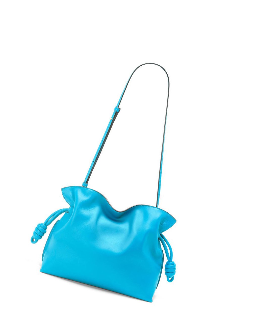 Loewe Flamenco clutch in nappa calfskin Cyan | 9365EQOIC