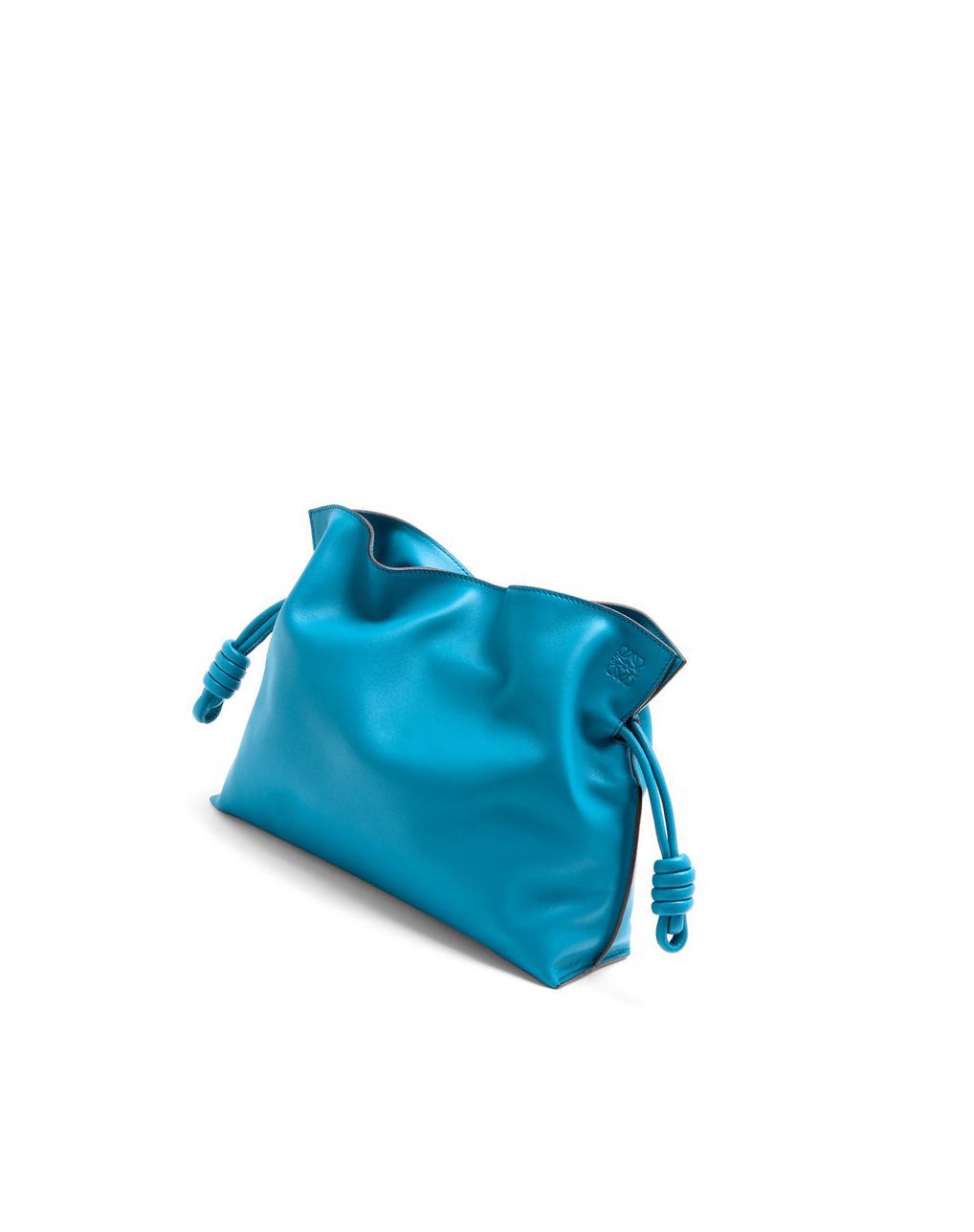 Loewe Flamenco clutch in nappa calfskin Bleu | 9608BDYMN