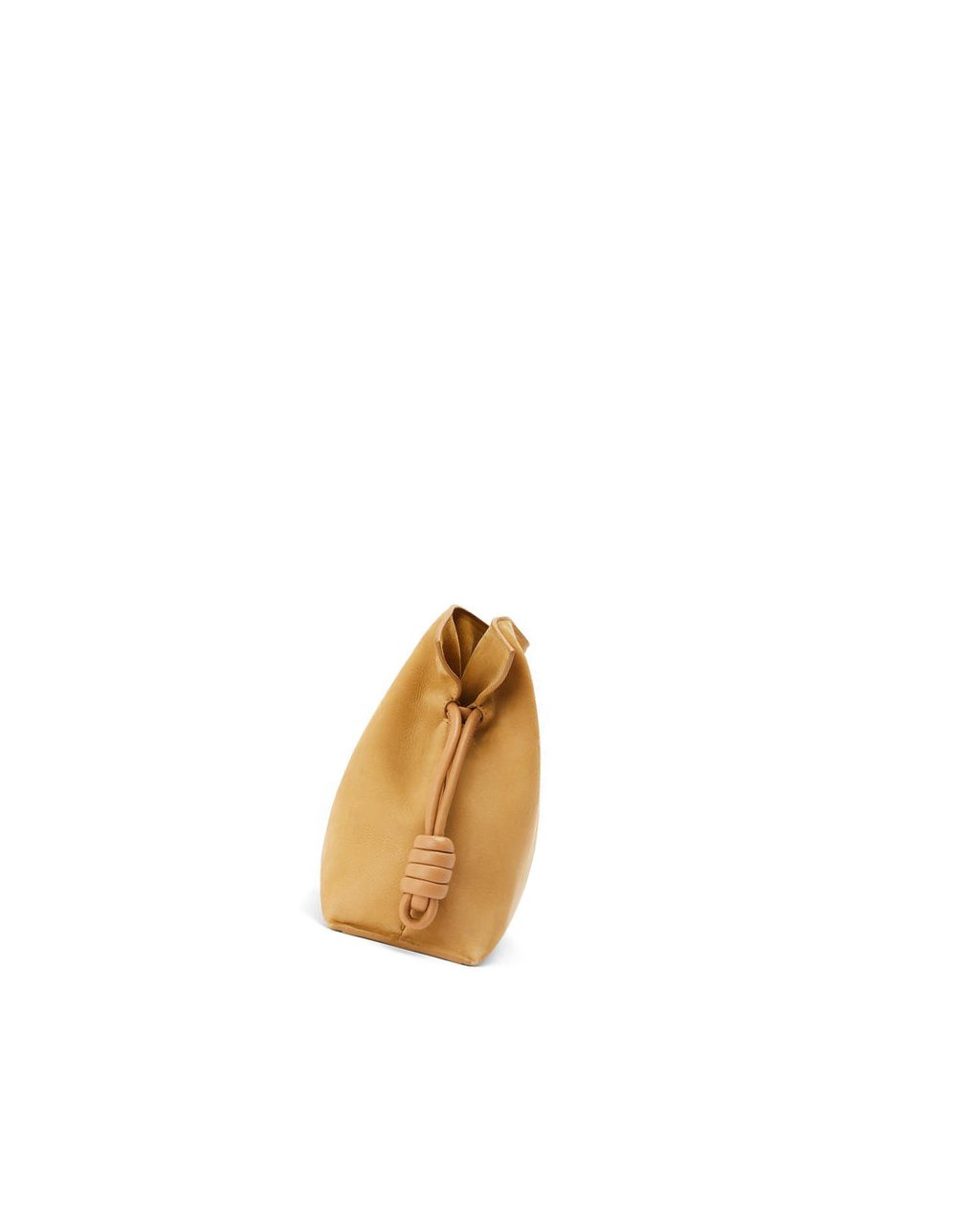 Loewe Flamenco clutch in nubuck Desert | 1857DCGYA