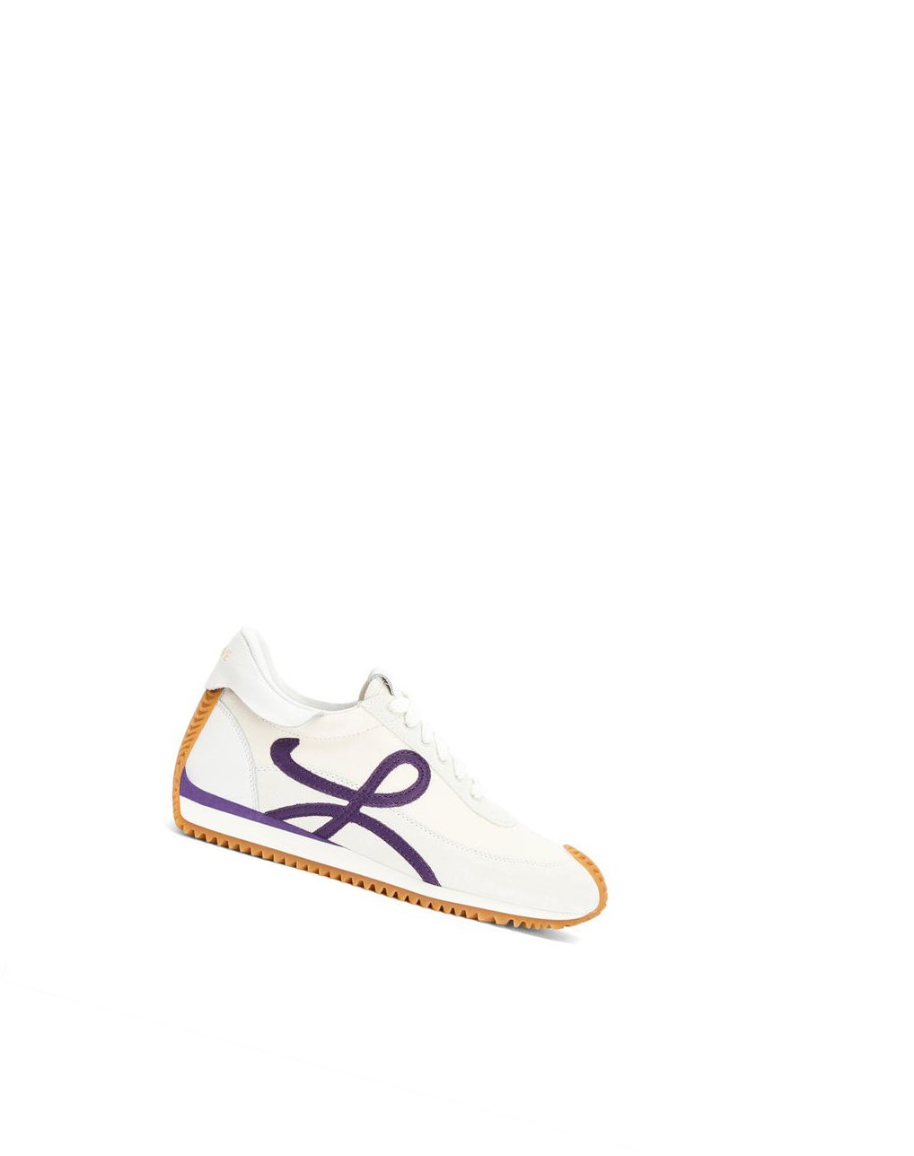 Loewe Flow Runner in lambskin Blanche Violette | 8164PLWEN