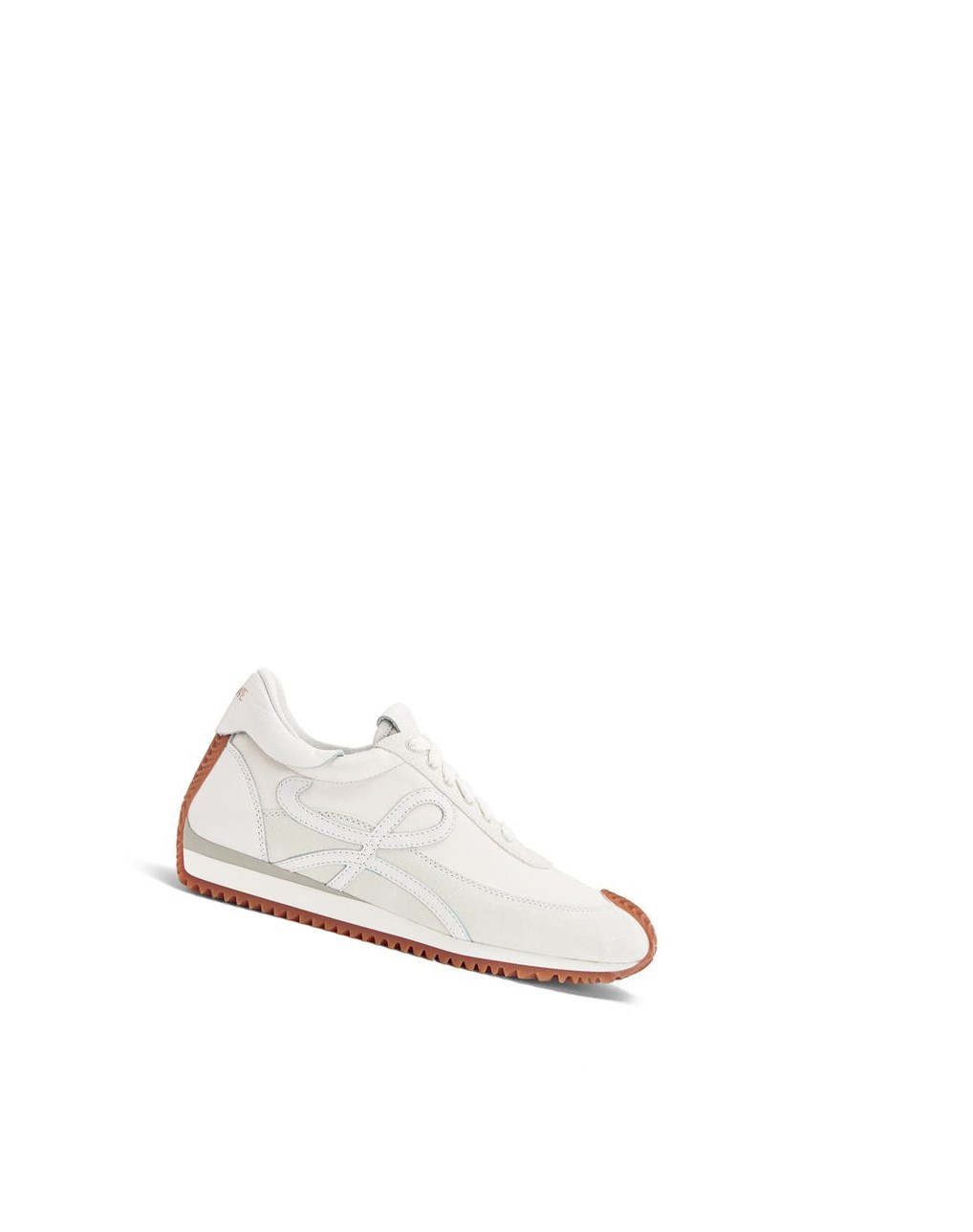 Loewe Flow Runner in lambskin and calfskin Blanche | 0142KMRZN