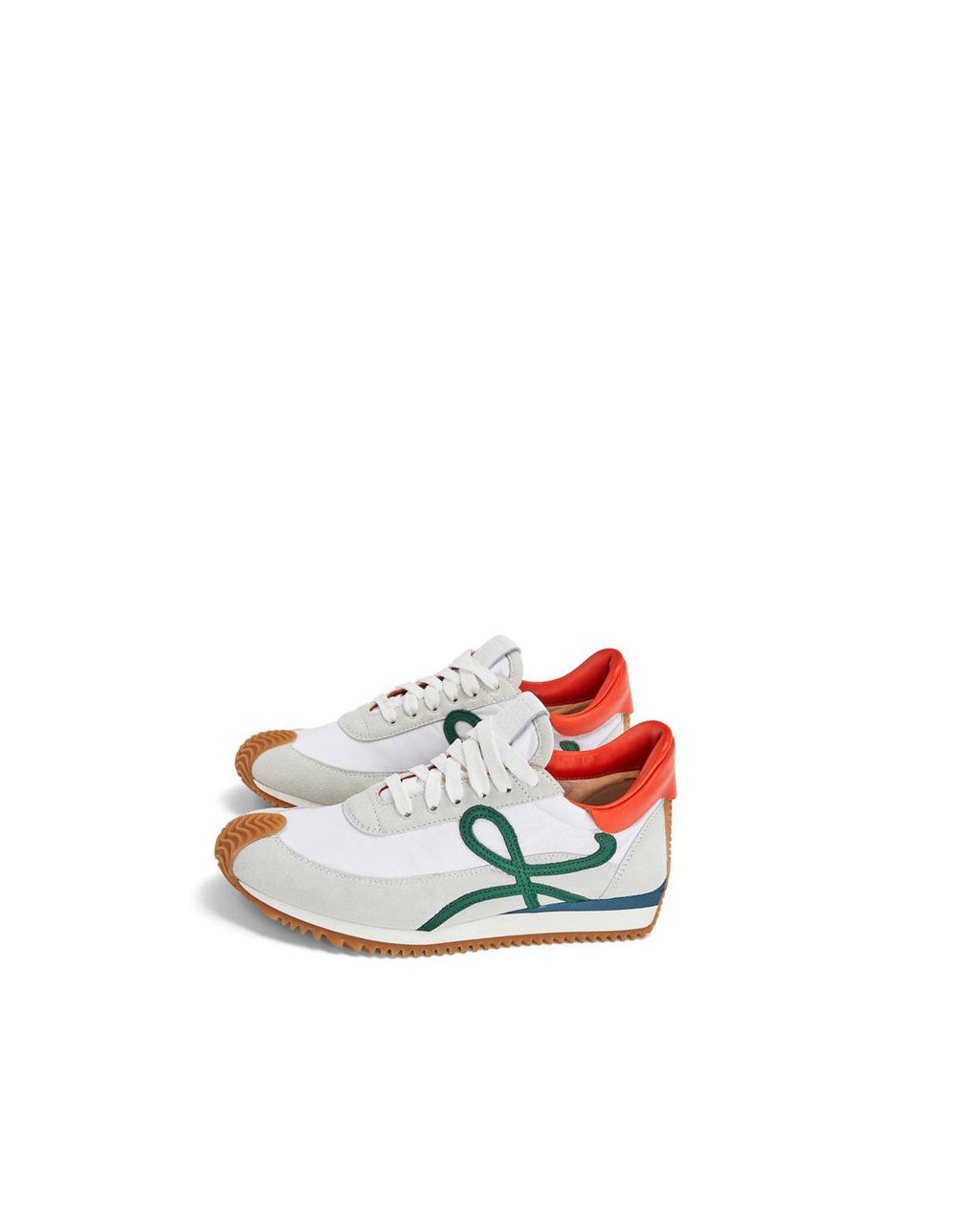 Loewe Flow runner in calfskin Blanche | 7426NJFYE